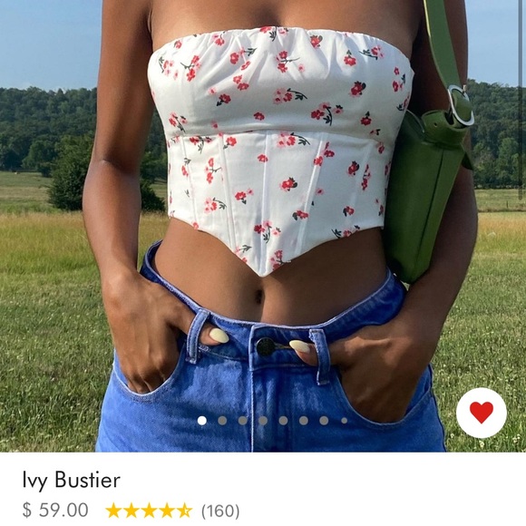 Princess Polly Ivy Bustier - Picture 3 of 4